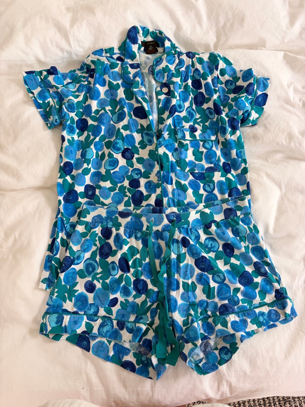 J. Crew Blue and Teal pajamas